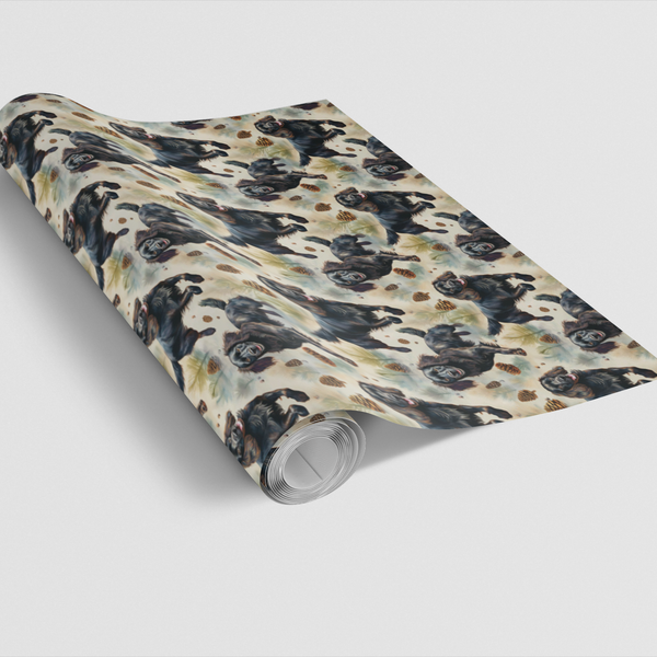 Adorable Dog Christmas Gift Wrap, Boykin Spaniel Wrapping Paper, Hunting Dog Holiday Wrapping Paper, Nature Lover Pet Gift Wr