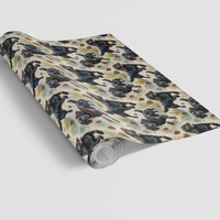 Adorable Dog Christmas Gift Wrap, Boykin Spaniel Wrapping Paper, Hunting Dog Holiday Wrapping Paper, Nature Lover Pet Gift Wrap Paper Roll