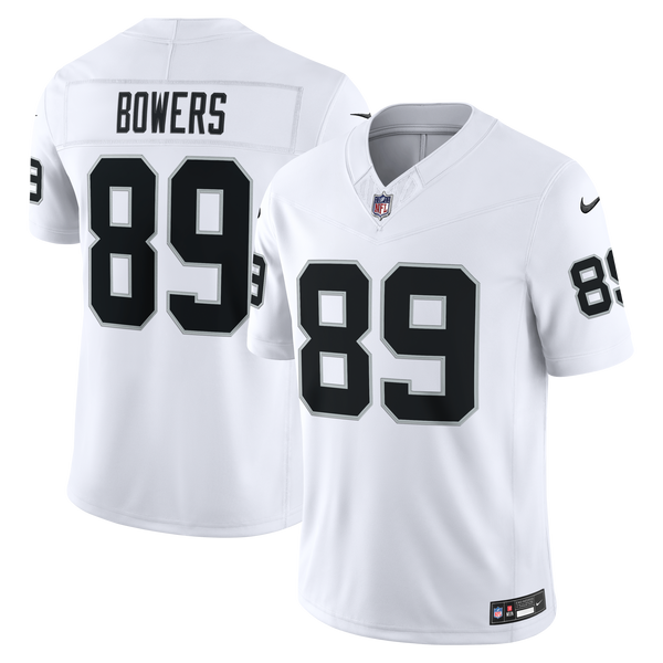 Las Vegas Raiders Brock Bowers White Stitched Limited Jersey