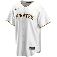 Pittsburgh Pirates White Home Replica Custom Jersey