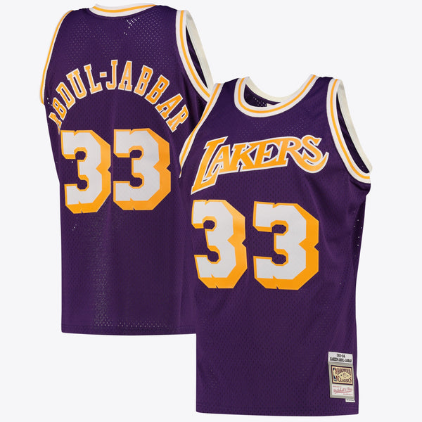 Los Angeles Lakers Kareem Abdul-Jabbar Alternate Swingman Jersey - Purple