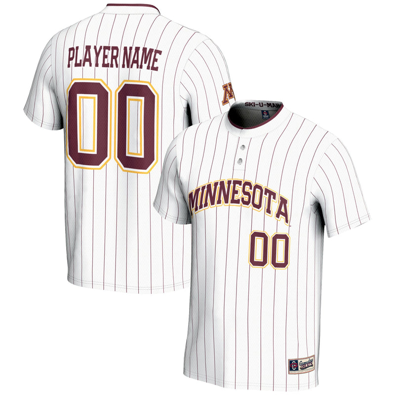 Minnesota Golden Gophers NIL Pick-A-Player Lightweight Softball Jersey - White