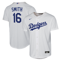 Male Los Angeles Dodgers Will Smith White Home Replica Jersey