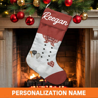 Personalized Baker Holiday Stocking, Chef Christmas Stocking, Custom Cook Christmas Stocking, Culinary Kitchen Decor, Cooking Lover Present