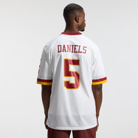 Washington Commanders Jayden Daniels White Game Super Bowl Era Jersey