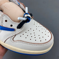 Low Top Sneakers, Blue White Colorway, Reverse Hook Design, Lace Up Design, Casual Gift for Sneaker Fans