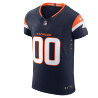 Denver Broncos Navy Alternate Elite Custom Jersey