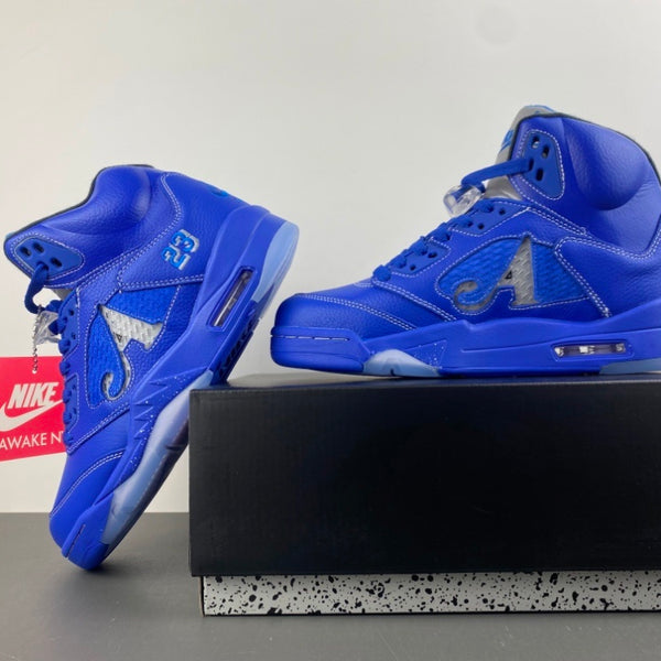 Low Top Sneakers, Royal Blue Colorway, Lace Up Design, Casual Gift for Sneaker Fans