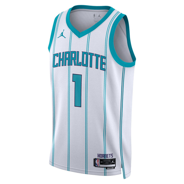 Charlotte Hornets Association Edition Swingman Jersey - White - LaMelo Ball