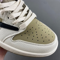 Low Top Sneakers, White Black Green Colorway, Reverse Hook Design, Lace Up Design, Casual Gift for Sneaker Fans
