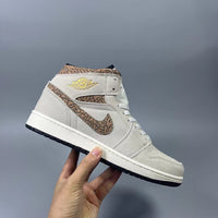 Sneakers, Gray Brown Colorway, Lace Up Design, Casual Gift for Sneaker Fans