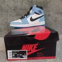 Sneakers, University Blue Colorway, Lace Up Design, Casual Gift for Sneaker Fans