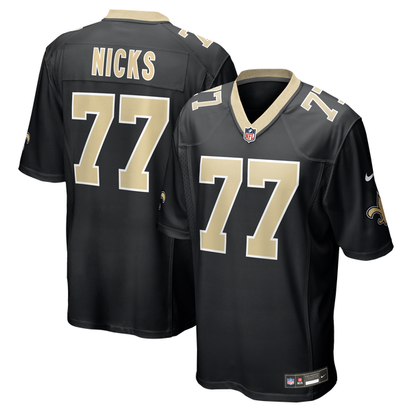 New Orleans Saints Carl Nicks Black Game Retired Player Jersey