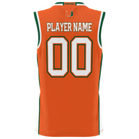 Miami Hurricanes NIL Pick-A-Player Lightweight Basketball Jersey - Orange