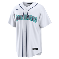 Seattle Mariners White Home Replica Custom Jersey