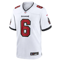 Tampa Bay Buccaneers Baker Mayfield White Away Game Jersey