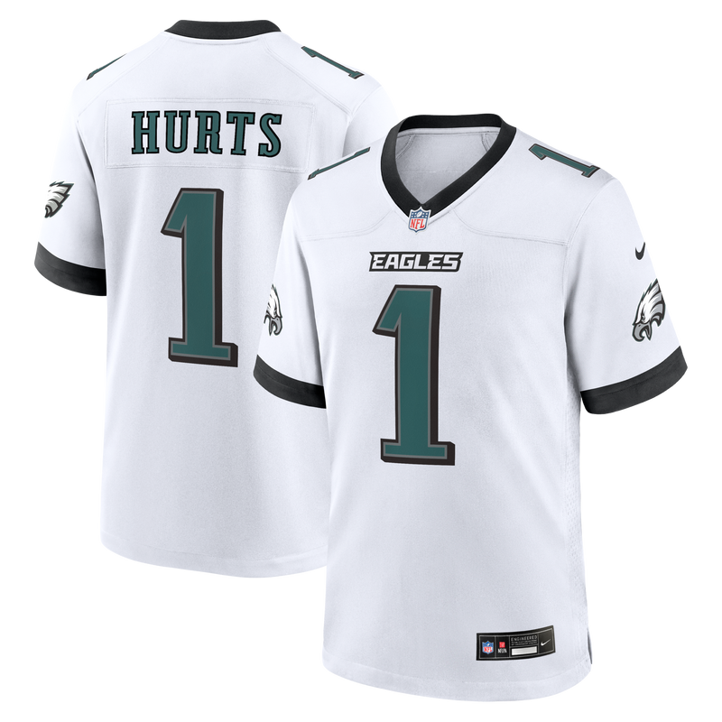 Philadelphia Eagles Jalen Hurts White Game Jersey