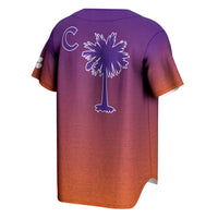 Clemson Tigers Lightweight Baseball Jersey - Purple/Orange