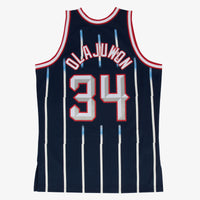 Houston Rockets Swingman Jersey Road Hakeem Olajuwon 1996-97