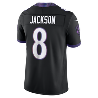Baltimore Ravens Lamar Jackson Black Alternate Alternate Stitched Limited Jersey