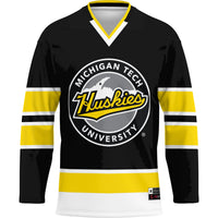 Michigan Tech Huskies Hockey Jersey - Gold