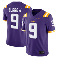 Joe Burrow Purple LSU Tigers Alumni Game Jersey