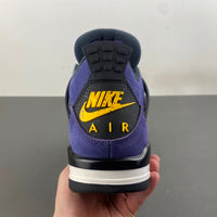 Retro Low Top Sneakers, Purple Colorway, Leather Footwear, Lace Up Design, Casual Gift for Sneaker Fans