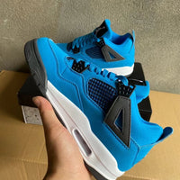 Low Top Sneakers, Blue Black Colorway, Lace Up Design, Casual Gift for Sneaker Fans