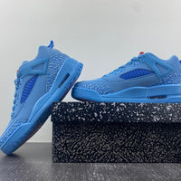 Low Top Sneakers, Blue Colorway, Lace Up Design, Casual Gift for Sneaker Fans