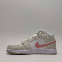 Low Top Sneakers, White Pink Gray Colorway, Lace Up Design, Casual Gift for Sneaker Fans