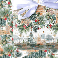 Australia City Gift Wrap, Sydney Harbour Bridge Christmas Wrapping Paper, Festive Winter Landmark Wrapping Paper, Holiday Present Paper Roll