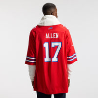 Buffalo Bills Josh Allen Red Alternate Game Jersey