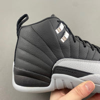 High Top Sneakers, Gray Black Colorway, Lace Up Design, Casual Gift for Sneaker Fans