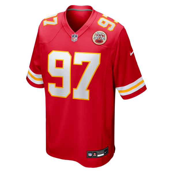 Kansas City Chiefs Felix Anudike-Uzomah Red Game Jersey