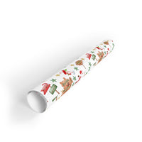 Directional Stars Gift Wrap, North Pole Signs Wrapping Paper, Festive Christmas Wrapping Paper, Holiday Present Paper Roll, Winter Gift Wrap