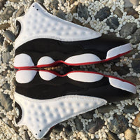 Sneakers, White Black Colorway, Lace Up Design, Casual Gift for Sneaker Fans