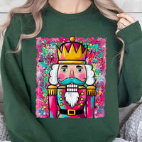 Nutcracker Holiday Sweatshirt, Watercolor Nutcracker Sweatshirt, Aesthetic Christmas Ballet Sweater, Festive Nutcracker Crewneck Present
