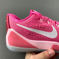 Low Top Sneakers, White Pink Colorway, Lace Up Design, Casual Gift for Sneaker Fans