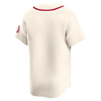 Cream Ohio State Buckeyes Alternate Limited Baseball Jersey