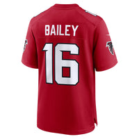 Atlanta Falcons Jake Bailey Red Team Game Jersey