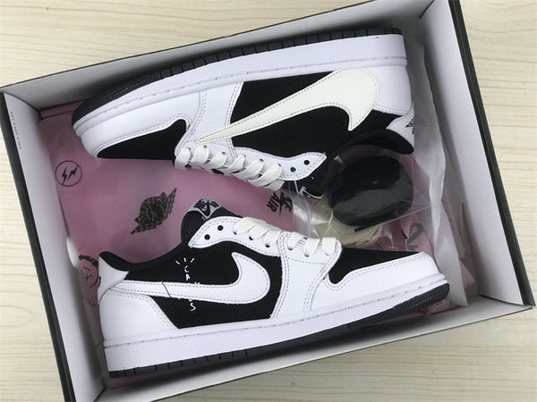 Low Top Sneakers, White Black Colorway, Reverse Hook Design, Lace Up Design, Casual Gift for Sneaker Fans