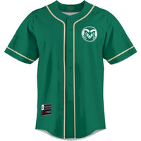 Colorado State Rams Lightweight Baseball Jersey - Green
