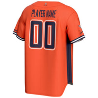 Virginia Cavaliers NIL Pick-A-Player Lightweight Baseball Jersey - Orange