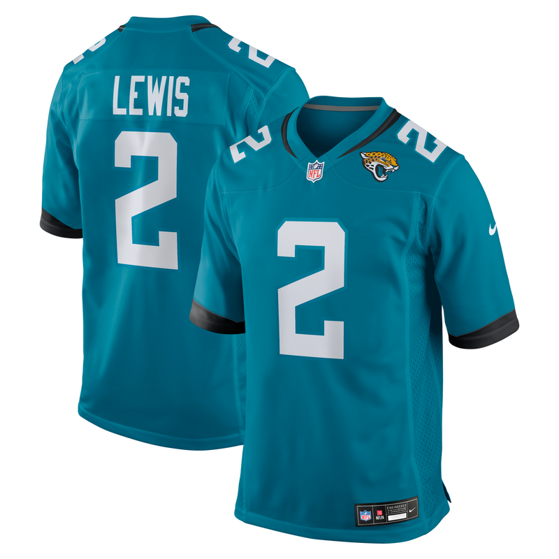 Jacksonville Jaguars Jourdan Lewis Teal Team Game Jersey