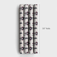 Retro Sport Santa Gift Wrap, Vintage Baseball Santa Wrapping Paper, Holiday Baseball Wrapping Paper, Christmas Gift Wrap, Sports Fan Paper