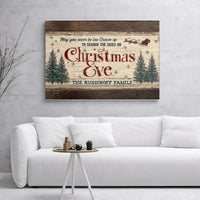 Christmas Quote Canvas Print, May You Never Be Too Grown Up Santa Canvas Wall Art, Vintage Holiday Canvas, Family Christmas Wall Decor Present