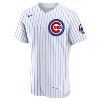 Chicago Cubs White Home Authentic Custom Jersey