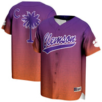 Clemson Tigers Lightweight Baseball Jersey - Purple/Orange