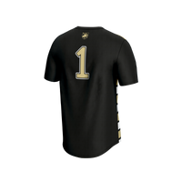#1 Army Black Knights Lightweight Soccer Fashion Jersey - Black