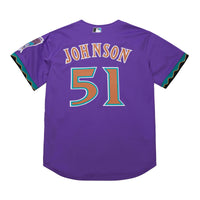 Arizona Diamondbacks Randy Johnson Purple 2000 Throwback Authentic Jersey